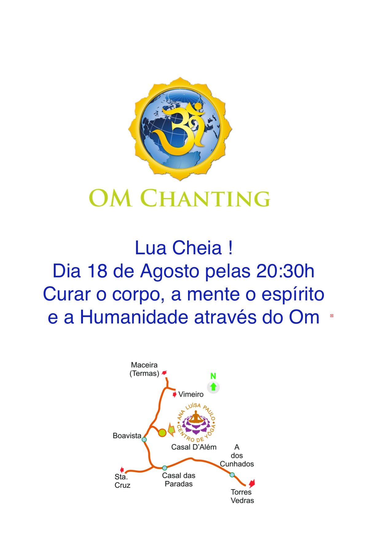 Om Chanting Lua Cheia, Dia 18 de Agosto !
