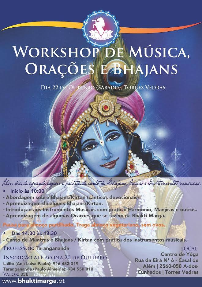 Workshop de Música, Orações e Músicas